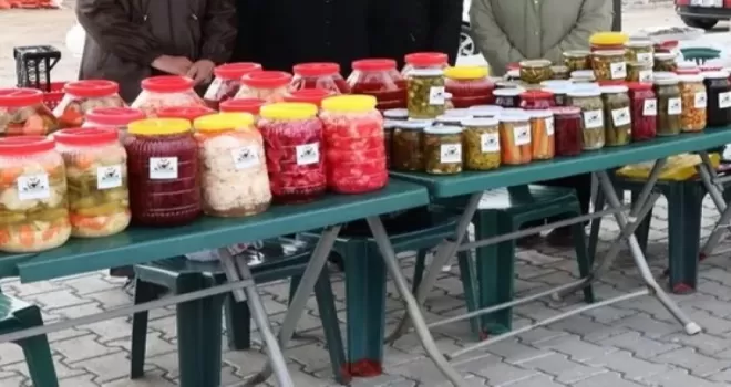 Kayseri Kocasinan’da Gevhernesibe Kadın Kooperatifi son hasadını yaptı