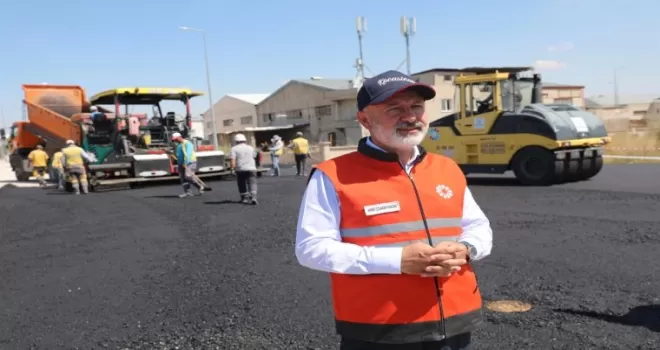 Kayseri Kocasinan’dan sanayi sitelere nefes aldıracak yol hamlesi