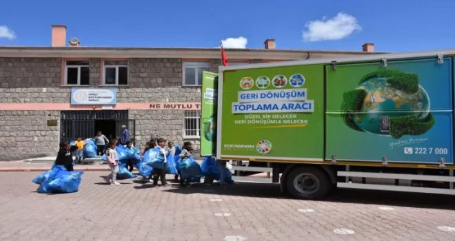 Kayseri Kocasinan okullarda çevre bilincini aşılıyor