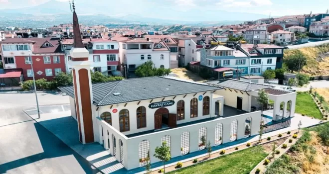 Kayseri Melikgazi’de Hayrat Camii ibadete açılıyor