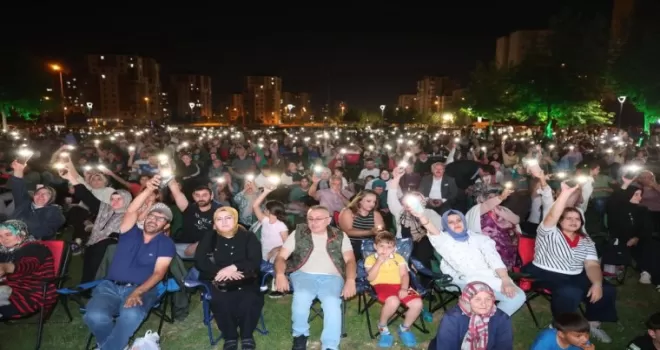 Kayseri Melikgazi’de müzik dolu bir gece