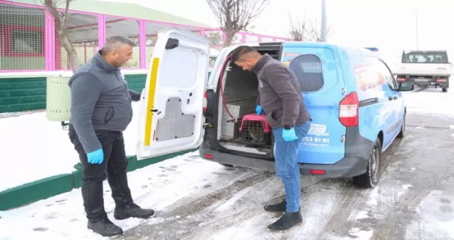 Kayseri Melikgazi’nin ’Sevimli Dost Ambulansı’ boş durmadı