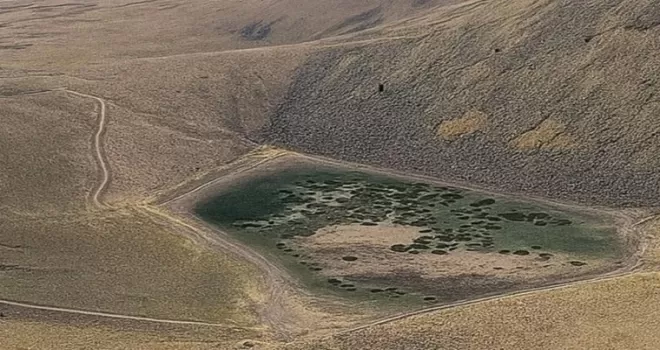 Kayseri’nin Sarıgöl’ü kurudu!