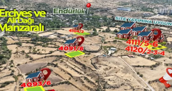 Kayseri Talas’ın gözde lokasyonlarında villa parseli fırsatı