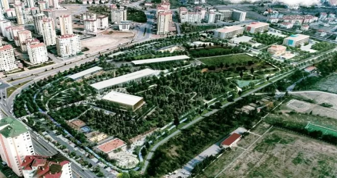 Kayseri Talas Millet Bahçesi’nde sona geliniyor