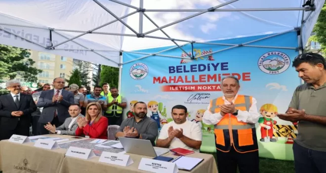 Kayseri Talas’ta ’Belediye Mahallemizde’ projesi geri döndü