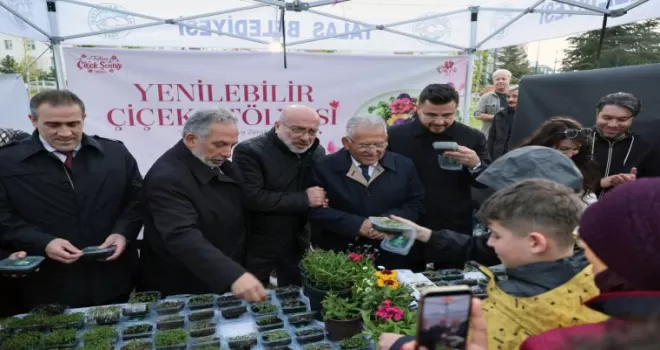 Kayseri Talas’ta Çiçek Şenliği coşkuyla başladı