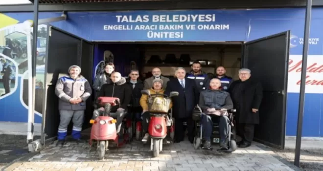 Kayseri Talas’ta engellilerin yüzünü güldüren tesis