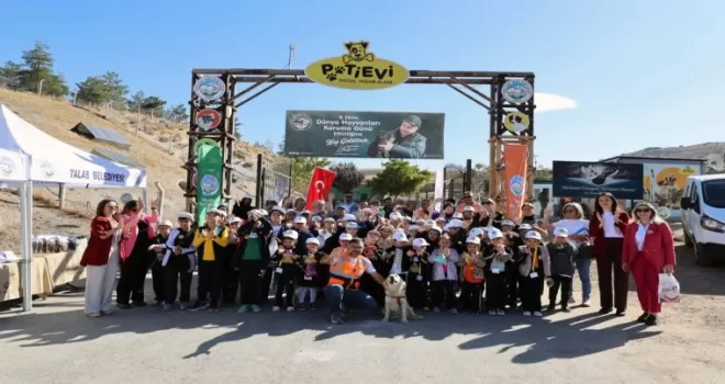 Kayseri Talas’ta hayvanlara özel kutlama