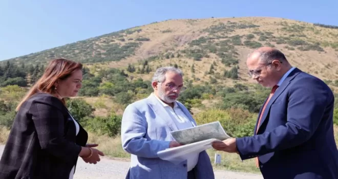 Kayseri Talas’ta yangına karşı ’kalkan’ önlemi