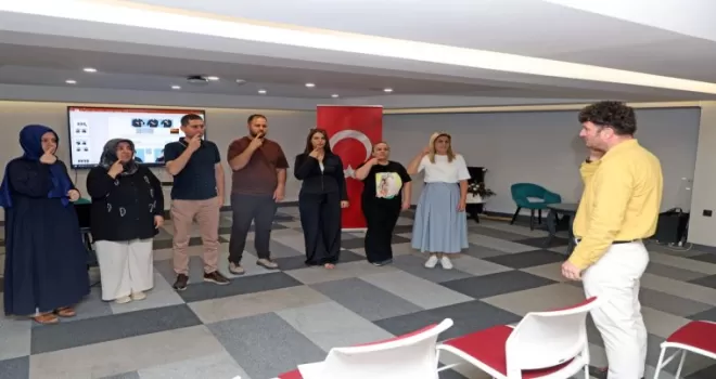 Kayseri Talas’tan İşaret Dili Eğitimi
