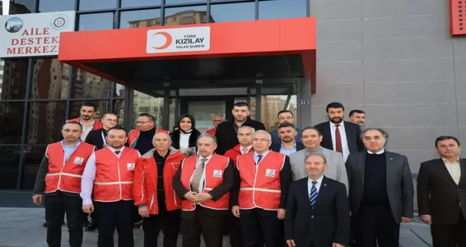 Kayseri Talas’tan Türk Kızılayı’na kalıcı eser