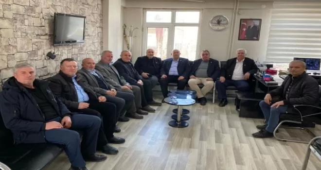 Keşan’da esnaf başkanlarından Ziraat Odası’na ziyaret