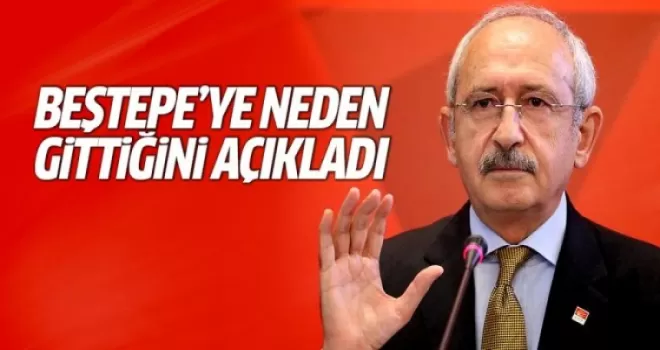 Kılıçdaroğlu, Beştepe'ye neden gittiğini açıkladı
