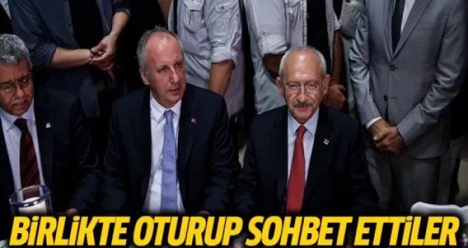 Kılıçdaroğlu ile İnce, nikah şahidi oldukları düğünde bir araya geldi