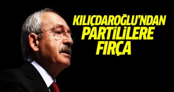 Kılıçdaroğlu’ndan partililere gürültü fırçası