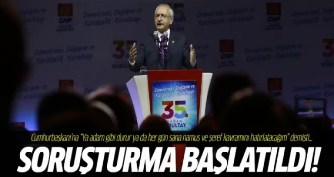 Kılıçdaroğlu'nun Erdoğan ifadelerine soruşturma başlatıldı!