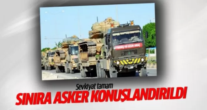 Kilis'e zırhlı araç sevkiyatı