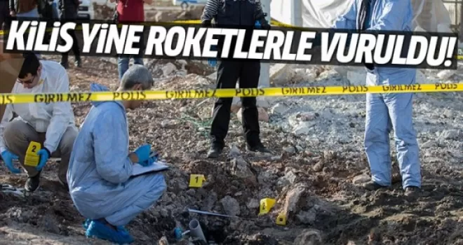 Kilis'te pazar yerine roket atıldı!