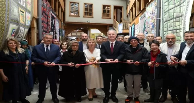 Kırkyama sanatı İnegöl Kent Müzesinde görücüye çıktı