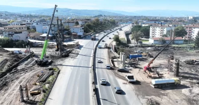 Kocaeli  Başiskele’de fore kazıklar çakılıyor