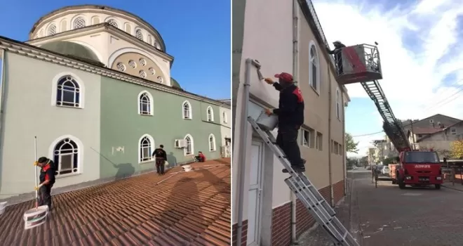 Kocaeli Büyükşehir’den 897 camide boya desteği