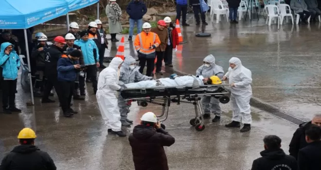 Kocaeli  Büyükşehir’den nefes kesen tatbikat
