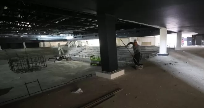 Kocaeli Çayırova’nın spor tesisi hızla ilerliyor