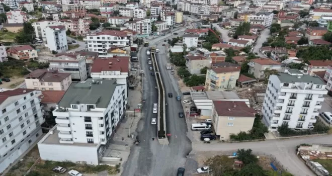 Kocaeli Çayırova Uğur Mumcu Caddesi yenileniyor