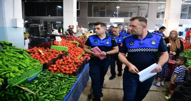 Kocaeli Çayırova Zabıtası’ndan pazar denetimi