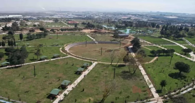 Kocaeli’de Gebze Millet Bahçesi son sürat ilerliyor
