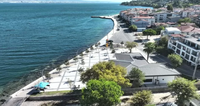 Kocaeli’de Gölcük Ulaşlı sahili yeni görünümüne kavuştu