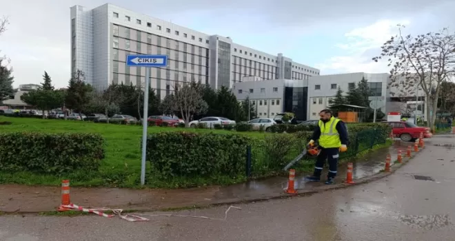 Kocaeli’de hastane bahçelerine Büyükşehir’den dokunuş