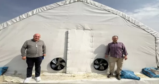 Kocaeli’de kırsal kalkınmaya mantar üretim çadırı katkısı