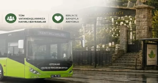Kocaeli’de mezarlıklara ulaşım ücretsiz