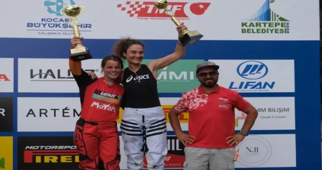 Kocaeli’de Süper Enduro’da kupalar sahiplerini buldu