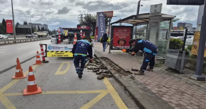 Kocaeli’den yaya yollarına konforlu dokunuş