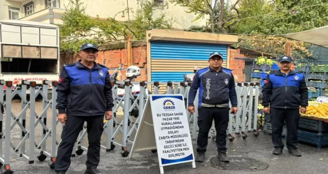 Kocaeli Gebze’de pazar yerlerine sıkı denetim