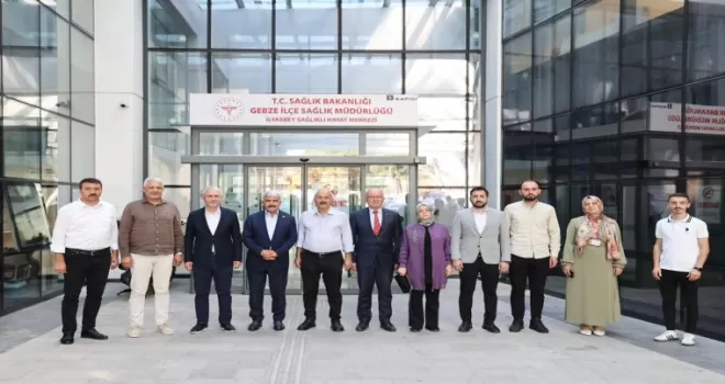 Kocaeli Gebze’de sağlık çalışanlarına teşekkür ziyareti