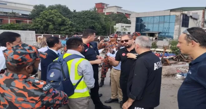 Kocaeli İtfaiyesi’ne Bangladeş’te kritik görev