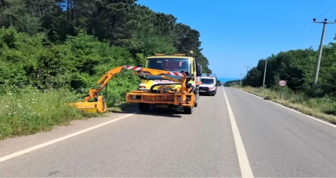 Kocaeli Kandıra’da yollar yaz sezonuna hazırlanıyor