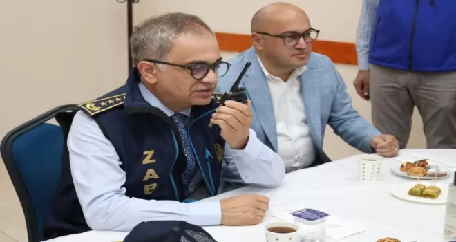 Kocaeli Zabıtası’na moral ziyareti