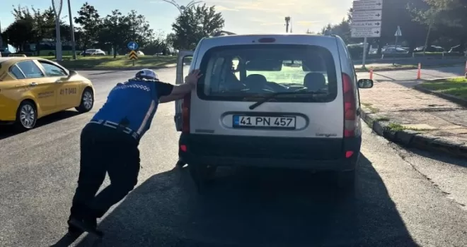 Kocaeli Zabıtası’ndan yürek ısıtan davranış