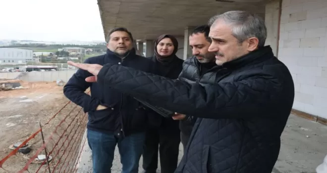 Koceli’de Spor Lisesi’nde inşaat hızla sürüyor   