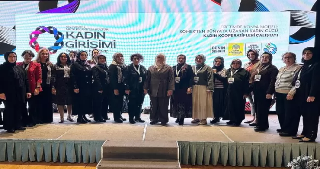 Konya Büyükşehir’den kadın gücüne destek