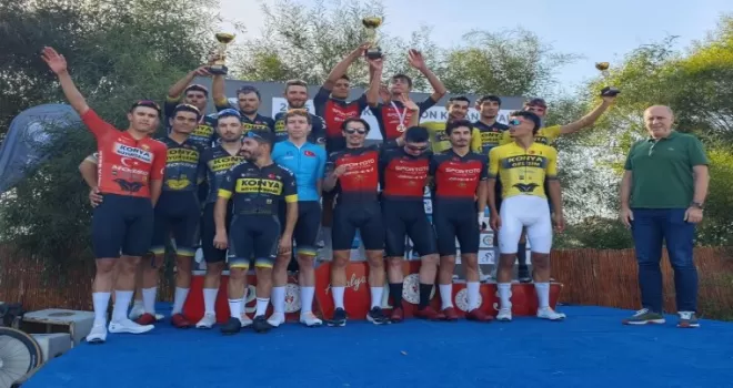 Konya Büyükşehirli pedallar Alanya’da 7 madalya ile zirvede
