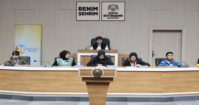 Konya Çocuk Meclisi ’çözüm odaklı’ toplandı