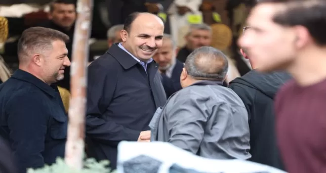 Konya’da Başkan Altay’dan esnafa bayram ziyareti