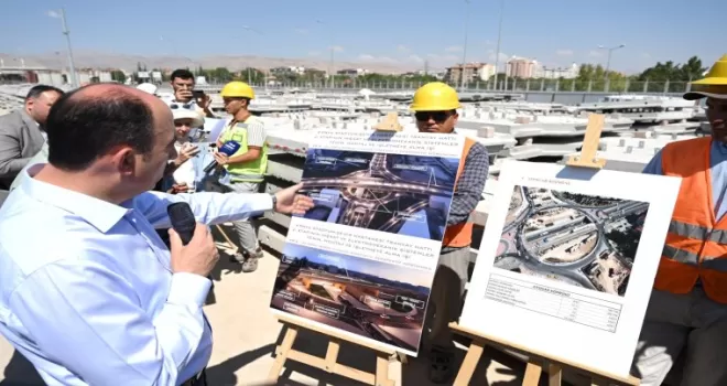 Konya’da Başkan Altay raylı sistem projelerini inceledi
