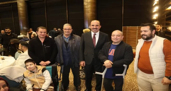 Konya’da özel gereksinimli bireyler aynı sofrada